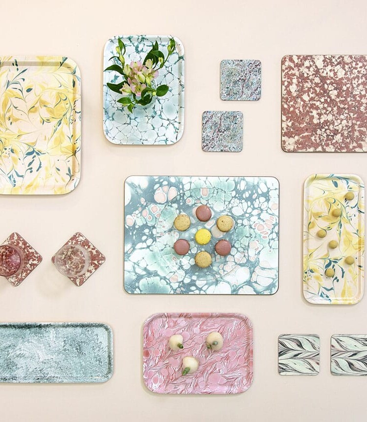 Remix von Sofie, Studio Formata, Tabletts, Serviertabletten, bunte Tabletts,