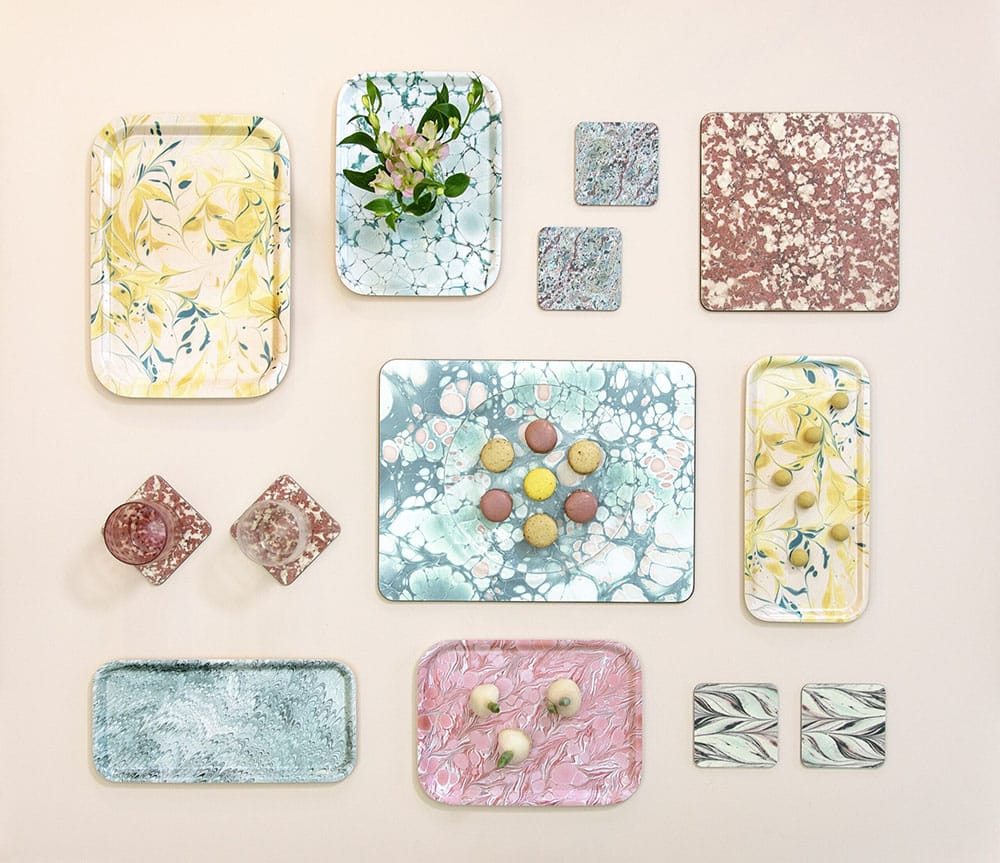 Remix von Sofie, Studio Formata, Tabletts, Serviertabletten, bunte Tabletts,