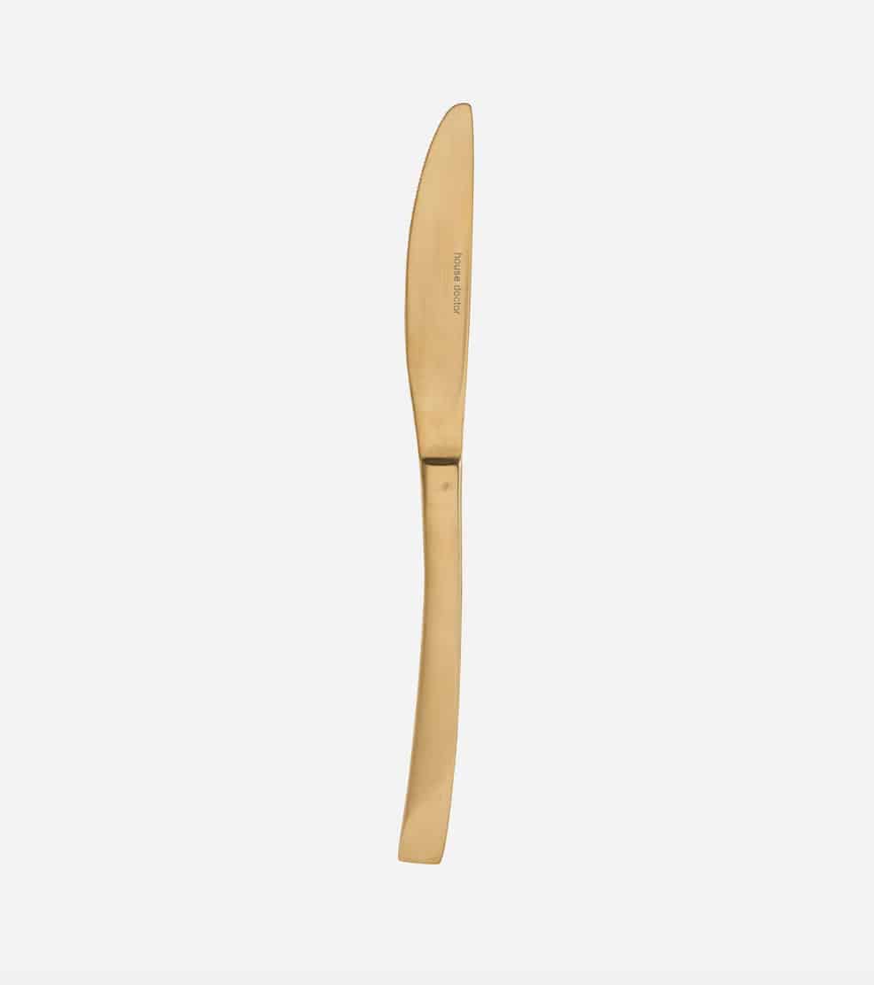 goldenes Messingmesser