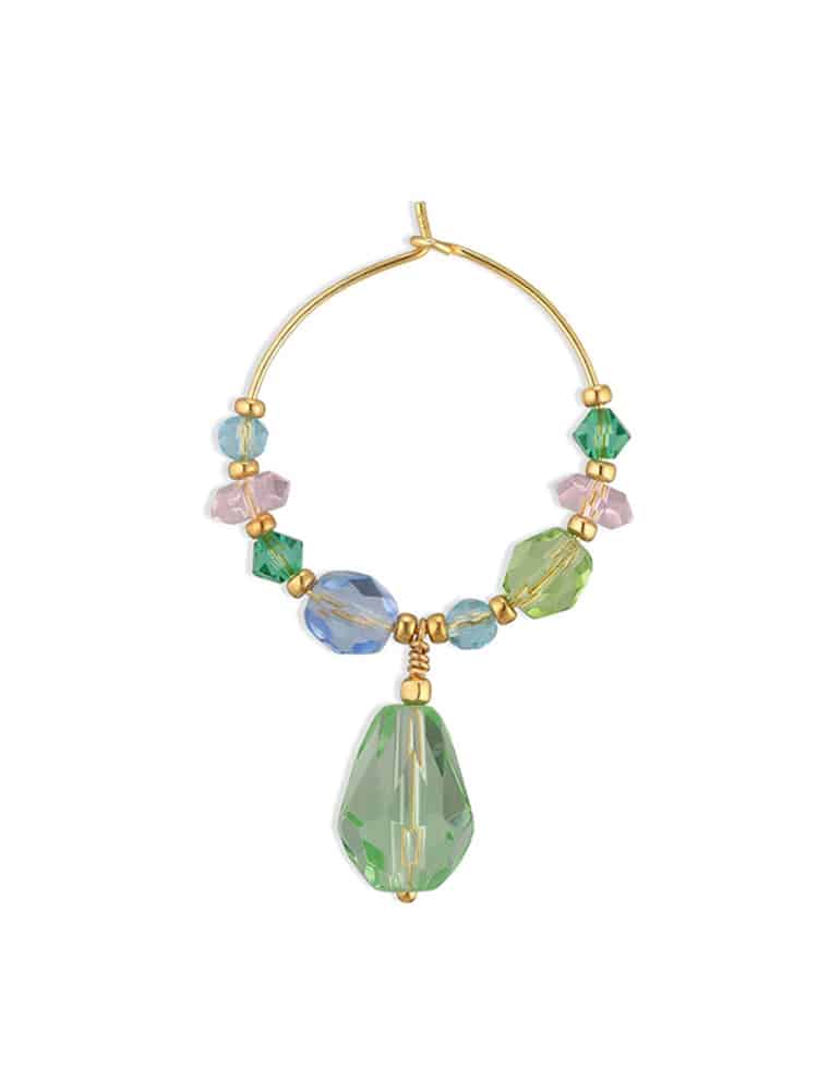 Remix von Sofie, Thiim, Ohrringe, Ohrringe, Schmuck, Ohrringe mit Glaskristallen