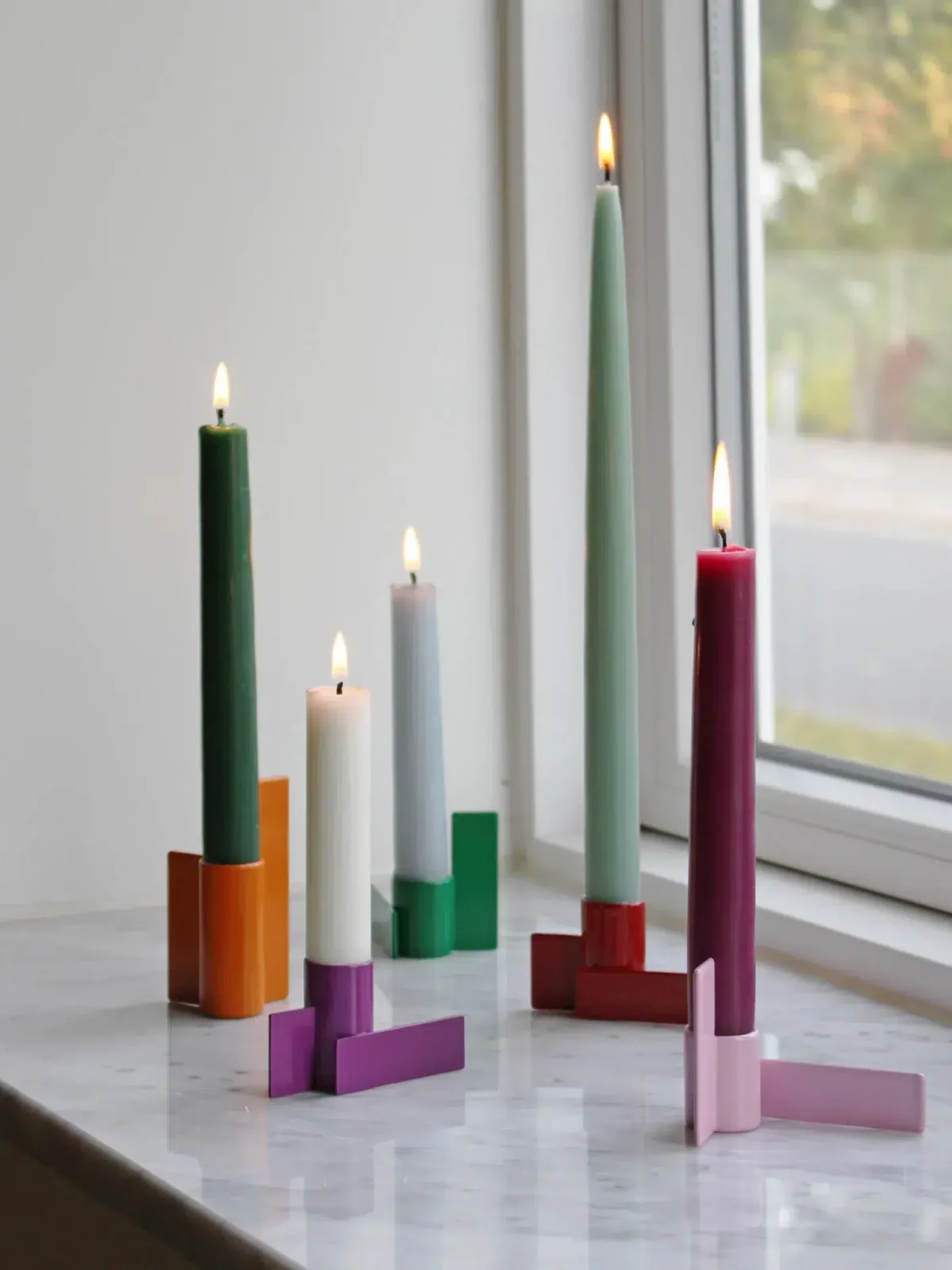 Remix durch Sofie, Schablonen, Kerzenständer, Kerzenständer und Stahl