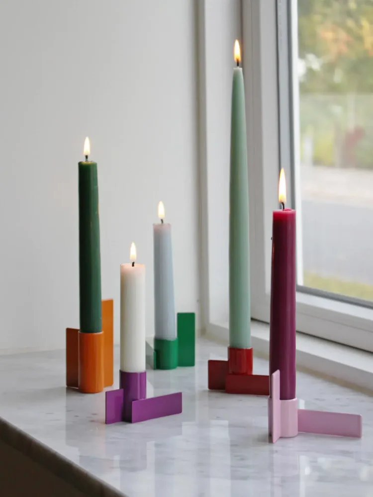 Remix durch Sofie, Schablonen, Kerzenständer, Kerzenständer und Stahl