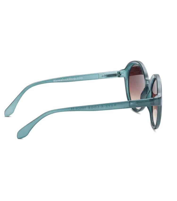 Remix von Sofie, Look, Sonnenbrille, Look Sonnenbrille, Sonnenbrille ohne Kraft, Diva, Diva Sonnenbrille, blaue Sonnenbrille, runde Sonnenbrille