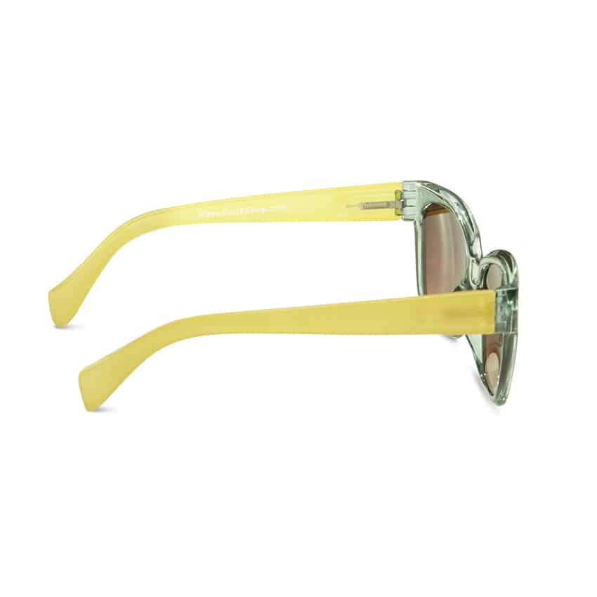 Remix von Sofie, Look, Sonnenbrille, Look Sonnenbrille, Stimmung, lila Mix, grüne Sonnenbrille, Sonnenbrille ohne Kraft