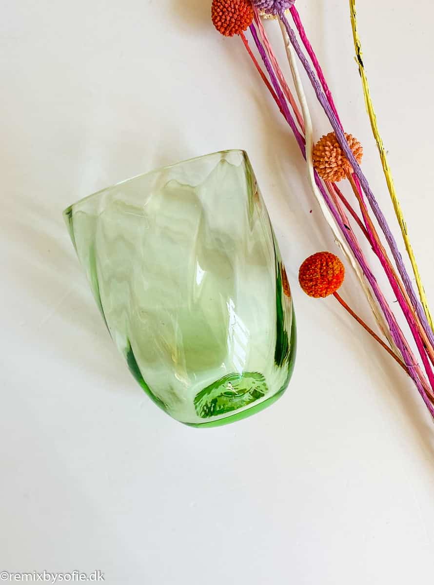 Anna von lipa Swirl Glas in hellgrün