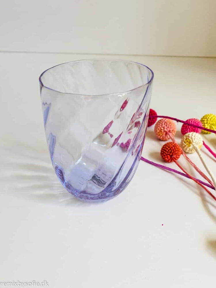 Anna von lipa Swirl Glas in lila lila
