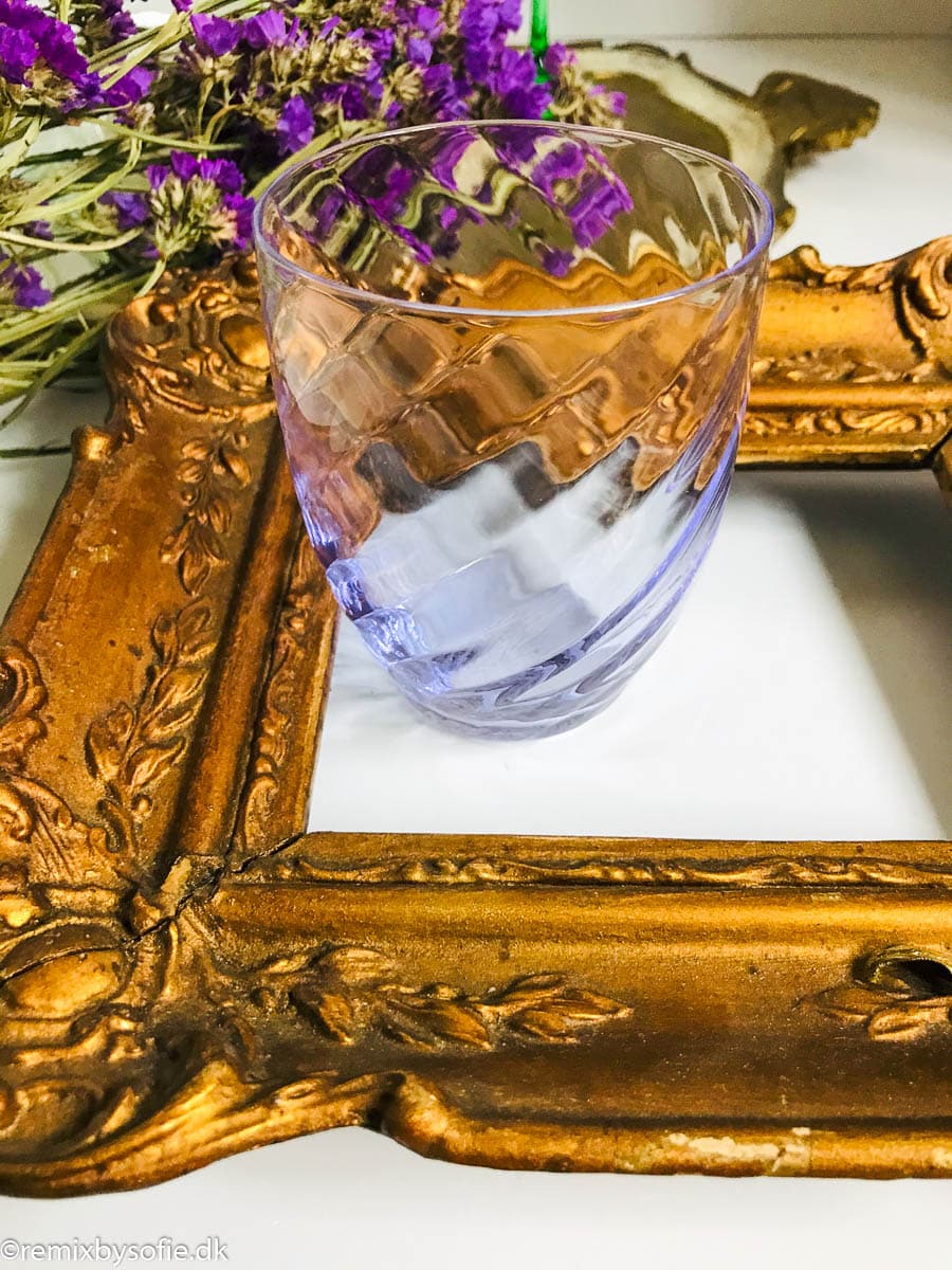 Anna von lipa Swirl Glas in lila lila