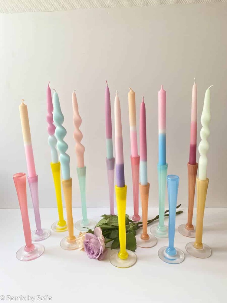 Handgeblasene Kerzenständer, mundgeblasenes Glas, Anne Florh, mundgeblasene Kerzenständer, Kerzenständer, Glaskerzenständer, Kerzenhalter, Kerzenständer, Glaskerzenständer