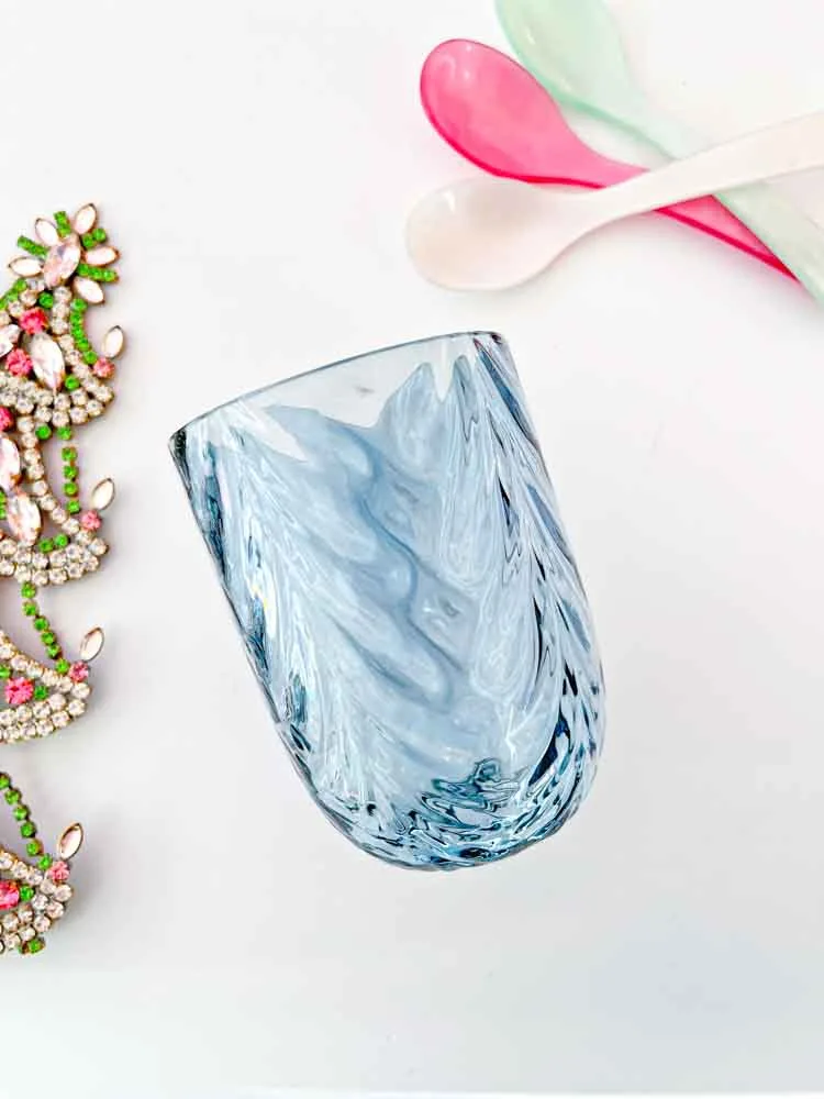 Anna von lipa wellenblau Rauch, Mix und Match, Glas, Trinkglas, Wasserglas,