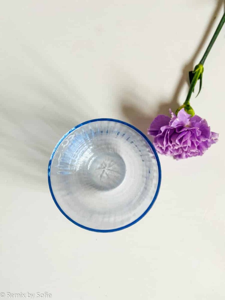Anna von Lipa Mix & Match, Swan Glass, Wawe Glass, Harlequin Glass, Tumbler, Wasserglas, Trinkglas, Trinkglas.