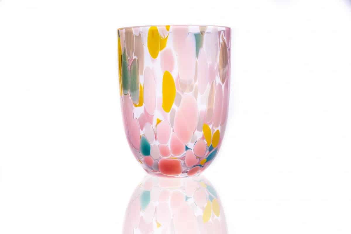 Glassplitter, anna von lipa, Wasserglas, Trinkglas, Glas mit Opal, Remix von Sophie