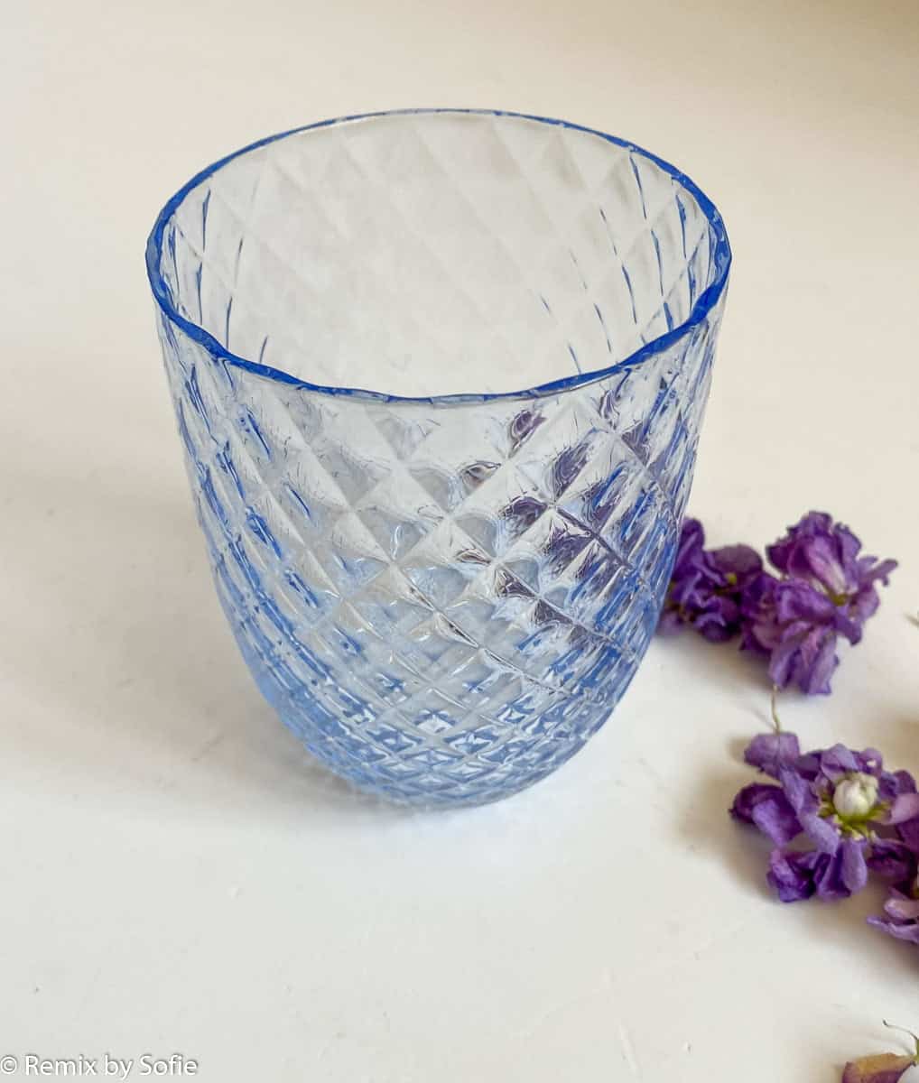Anna von Lipa, Harlekin royal blue, Mix & Matchglas, mundgeblasenes Glas