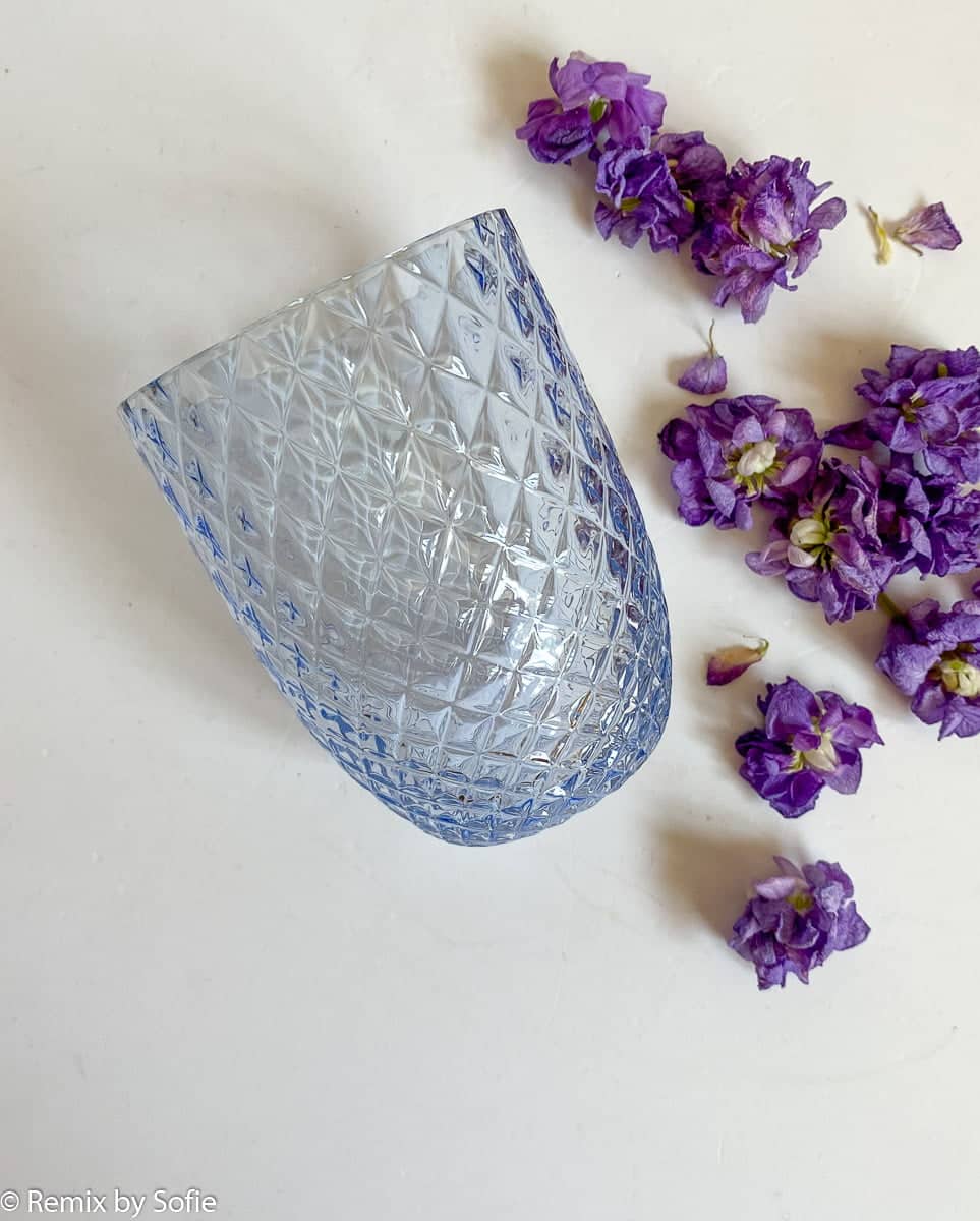 Anna von Lipa, Harlekin royal blue, Mix & Matchglas, mundgeblasenes Glas
