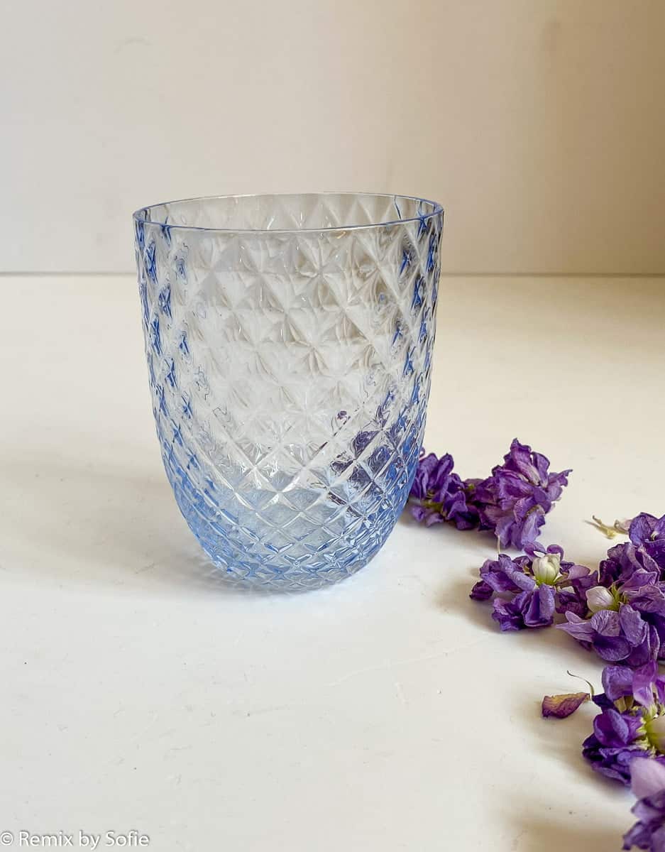 Anna von Lipa, Harlekin royal blue, Mix & Matchglas, mundgeblasenes Glas