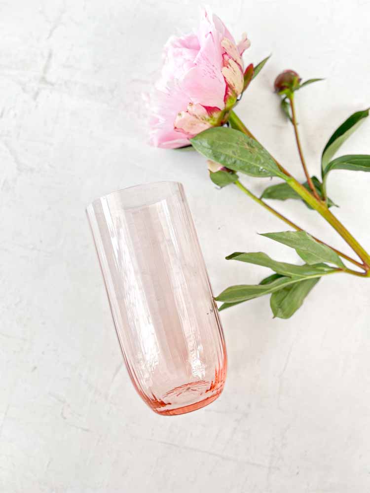 longdrink Bambus rosa, anna von lipa glass, anna lipa retailer, Glasmalerei, mundgeblasenes Glas, Glas trinken, Glas trinken, Longdrink, Glas trinken, großes Wasserglas,
