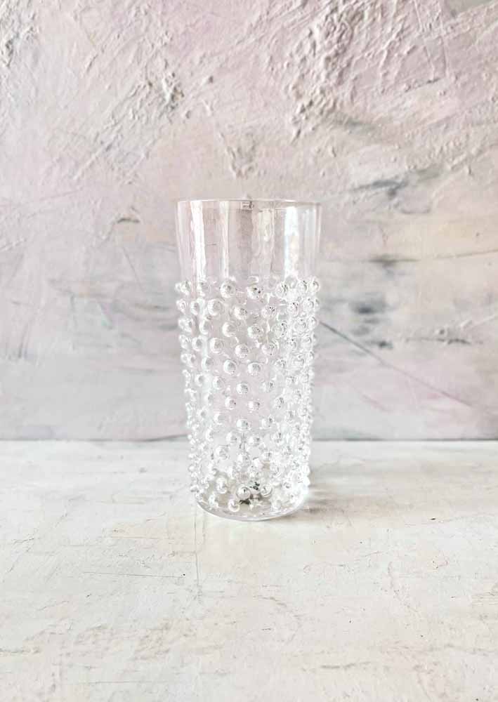 Anna von Lipa Longdrink Glas in Porkupinglas in klar