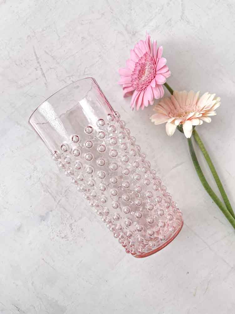 Anna von Lipa, Anna von Lipa Porkupinglas lang trinken Glas in rosa
