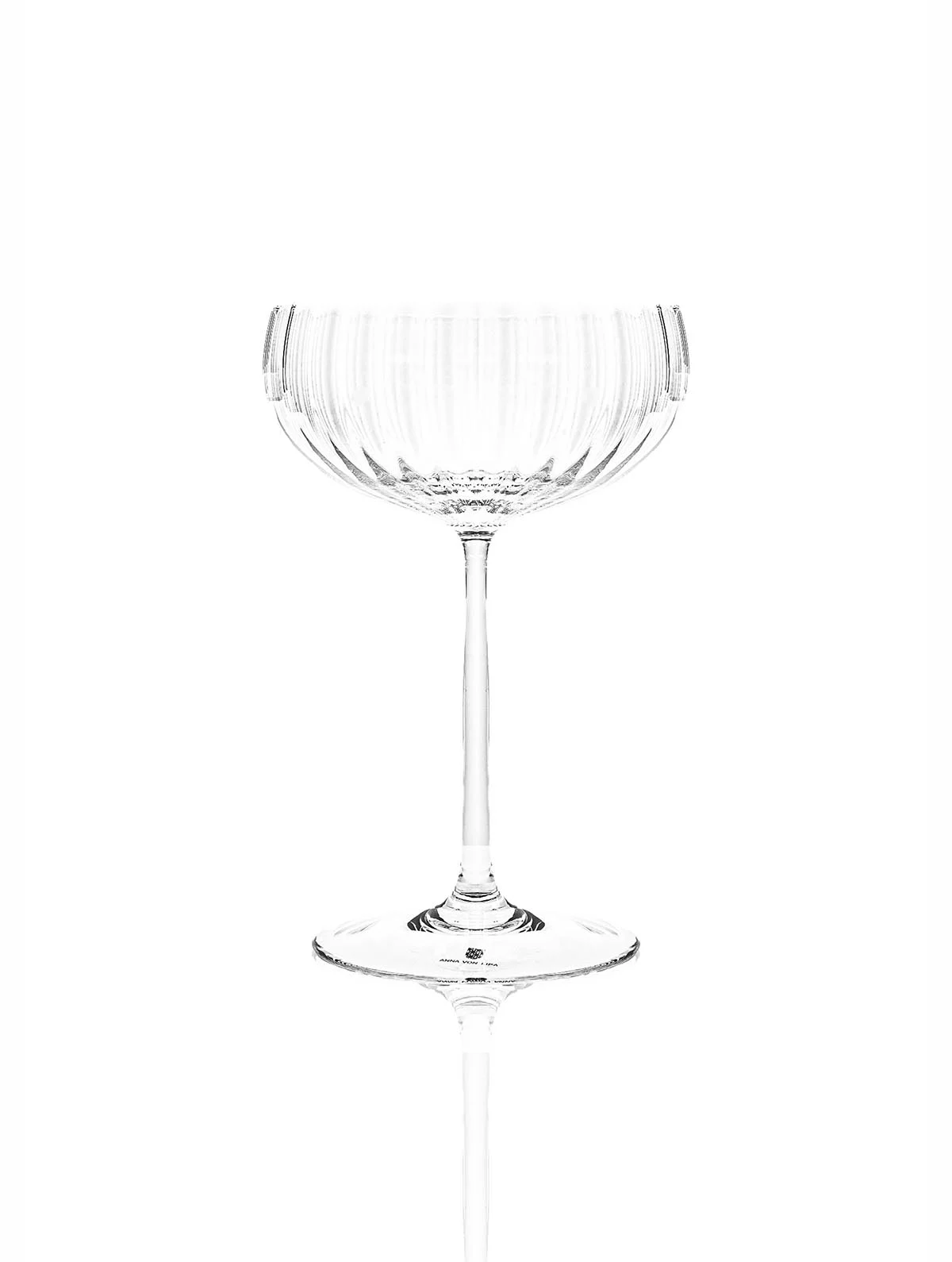 Champagnerglas, Lyon klar Weinglas, Lyon, anna von lipa, mundgeblasenes Glas, Glas, aus der Tschechischen Republik, handgemacht, Bohrdeckel, Remix von Sofia, Design,