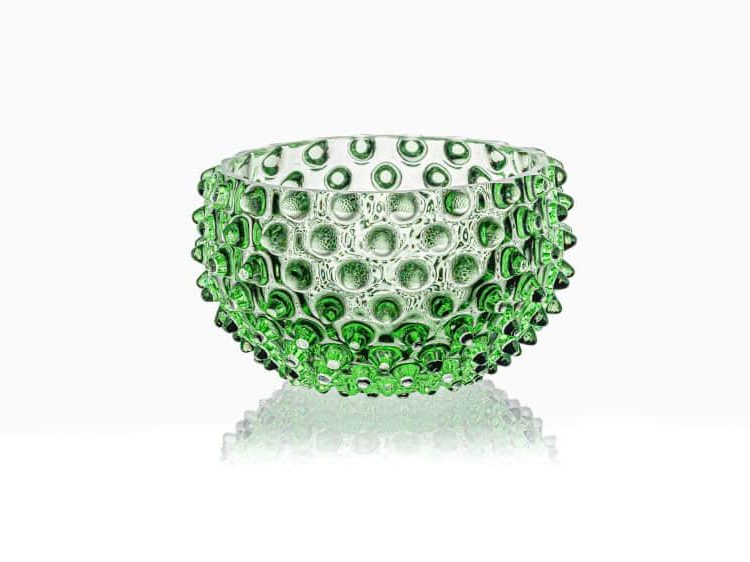 Schale in hellblau, Anna von Lipa Glas, anna von Lipa Tapas skååål, Hobnail Glas, Hobnail Schale, Remix von Sofie, Tapas Schale, Glasschüssel, kleine Glasschüssel, Igelrutsche, Hobnail Glas, Handgeblasenes Glas