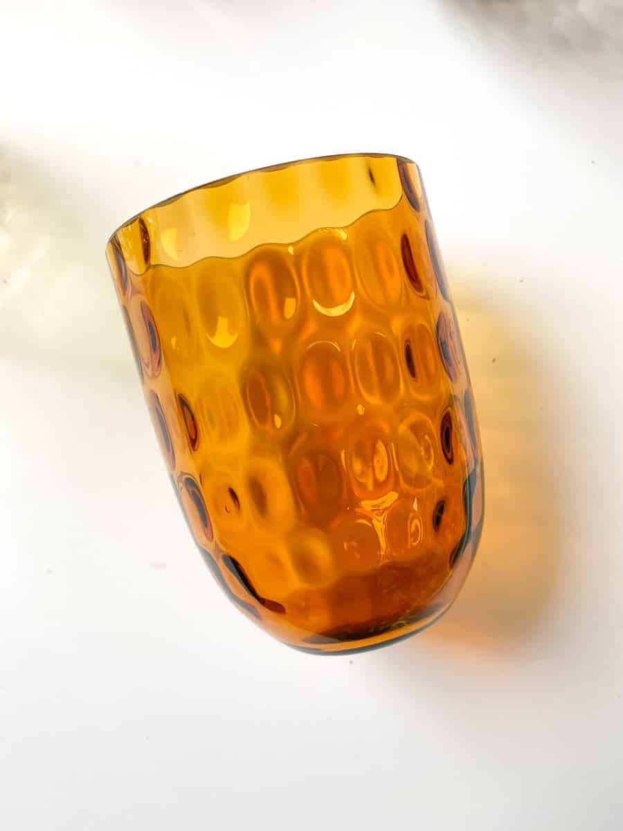Handgeblasenes Glas, Bohrerdeckel, Inneneinrichtung, anna von lipa mix & match, swil glass, wawe glass, harlekin glass, tumbler, wasserglas, trinkglas, trinkglas