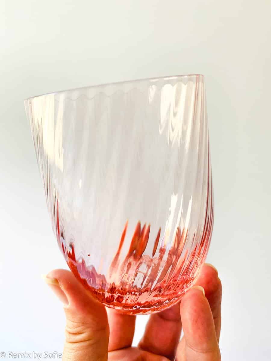 Anna von Lipa Mix & Match, Swan Glass, Wawe Glass, Harlequin Glass, Tumbler, Wasserglas, Trinkglas, Trinkglas.