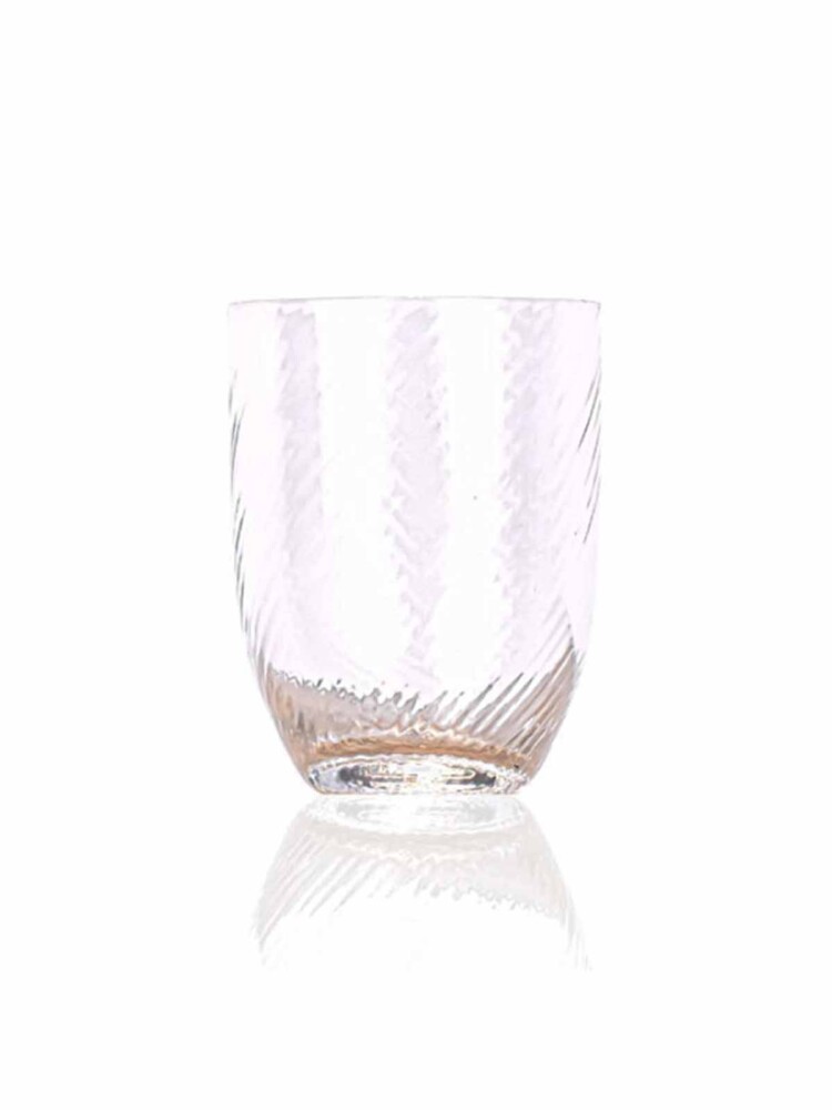 Spiralglas in klarem, Olivenglas, Bambusglas, anna von lipa mix & match, swil glass, wawe glass, harlekin glass, tumbler, wasserglas, trinkglas, trinkglas, glasmalerei, hausinnenraum, tischbezug, glas aus anna von Lipa, anna von lipa dealer, remix von sofie