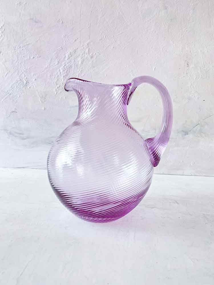 Spiralkrug 2 Liter - hellviolett