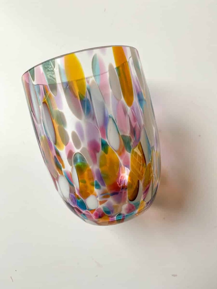 Multicolor voll, Remix von Sofie, Mundglas, Glas mit Opalflecken, anna von lipa mix & match, swil glass, wawe glass, Harlekinglas, Becher, Wasserglas, Trinkglas, Trinkglas, anna von lipa, multicolor, Spritzer, großer Spritzer,anna von lipa mix & match, swil glass, wawe glass, harlequin glass, tumbler, wasserglas, trinkglas, trinkglas, remix by sofie, mundgeblasenes glas, glas mit opal spots, anna von lipa mix & match, swil glass, wawe glass, harlequin glass, tumbler, wasserglas, trinkglas, trinkglas, anna von lipa
