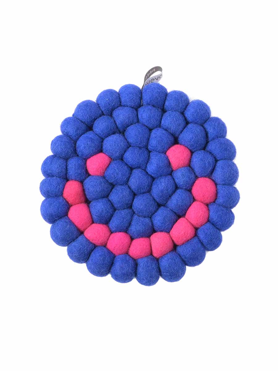 Tischdecke aveva in blau mit Smiley