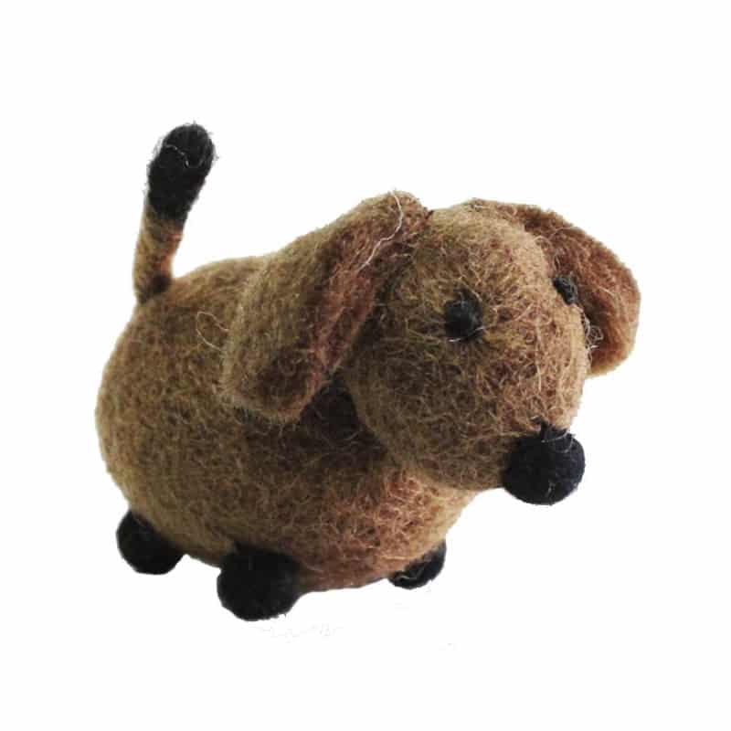 Filz Hund, Weihnachtsbaum Ornamente, Ornamente für den Weihnachtsbaum, Panda, Panda Bär, Hund, Dackel Weihnachtsschmuck für den Baum.