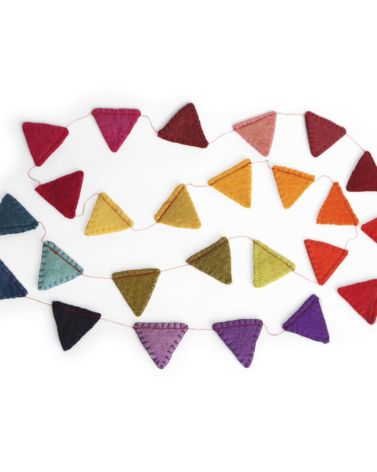 farbige Flaggen, Girlanden mit farbigen Fahnen, Weihnachtsgeschenke, Weihnachtsbaumdekorationen, Weihnachtsschmuck, Pilze in Filz, Pilze in Filz, Filzpilze, nachhaltige Weihnachten, ein Topf & sif, ein Topf & sif, Filz Weihnachtsschmuck, Weihnachtsschmuck in Filz, Filz aus Nepal, Girlande,