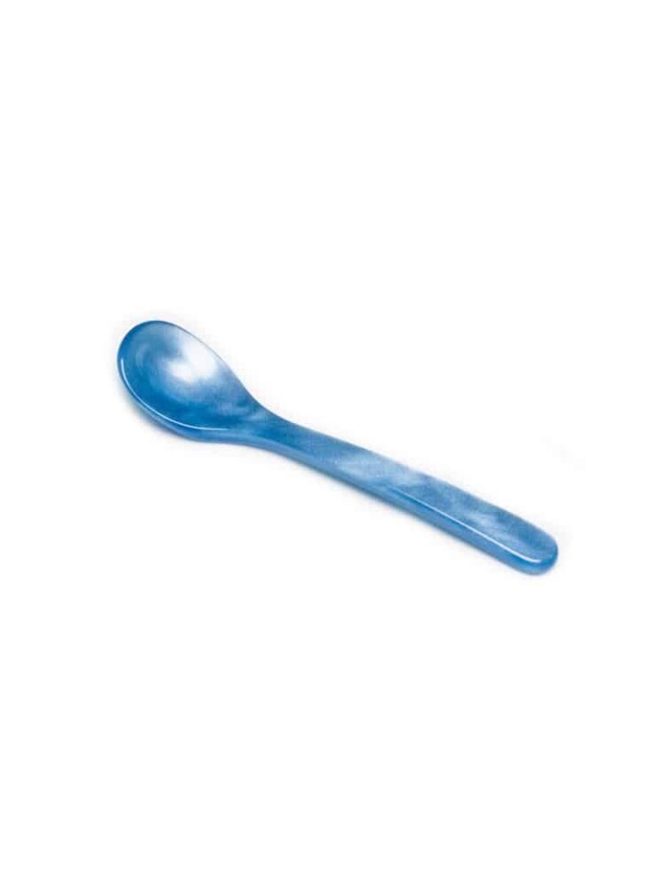 Eierlöffel, Haussonne, G. F home Schöne, Löffel Eierstand hellblau, Kunststoff, Eierlöffel, Frühstückstisch, Tischeinstellung,