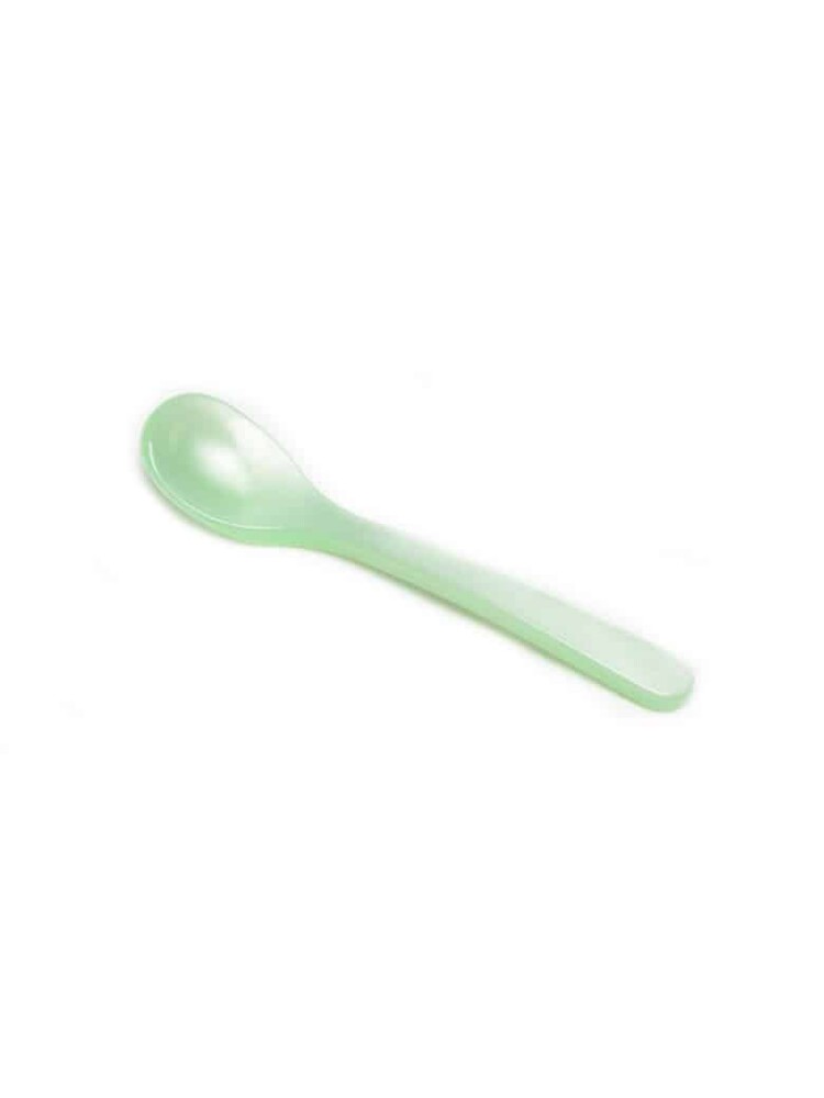 salziges Apfelgrün, apfelgruen, eiförmig, home sohne, g.f home sophne, G. F home schöne, Löffel, Langring Löffel, bunt, Kunststoff, Eierlöffel, Frühstückstisch, Tischeinstellung,