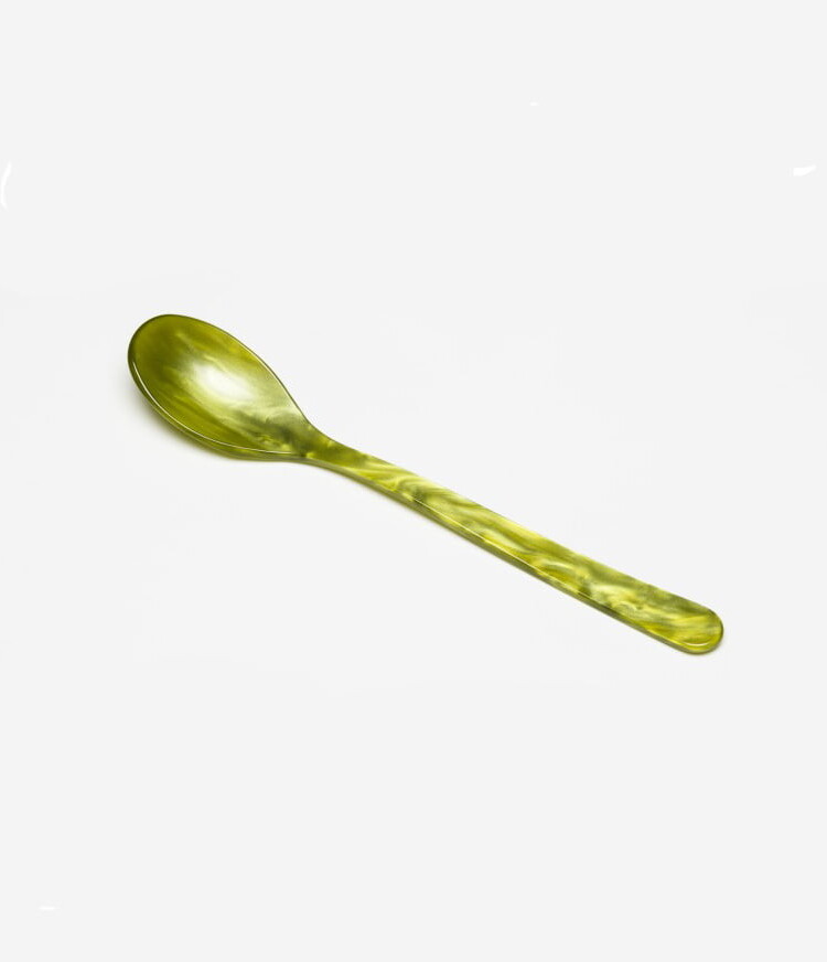 Remix von Sofie, Besteck, Löffel, Esslöffel, Olivengrün, Olivengrüner Löffel, zu Hause