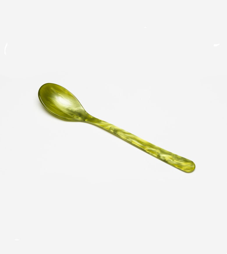 Remix von Sofie, Besteck, Löffel, Esslöffel, Olivengrün, Olivengrüner Löffel, zu Hause