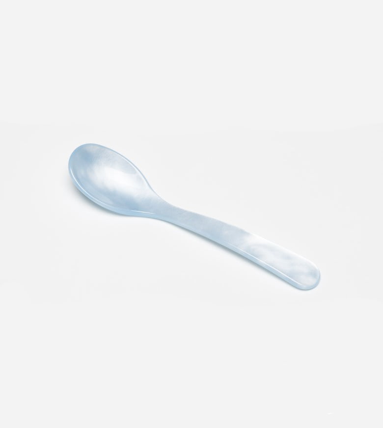 Eierlöffel, Haussonne, G. F home Schöne, Löffel Kunststoff, Eierlöffel, Frühstückstisch, home söhne, Tischeinstellung, Remix von Sofie, Löffel, Eierlöffel, Besteck, lila, lila, Acrylglas, hellblau, hellblauer Löffel,