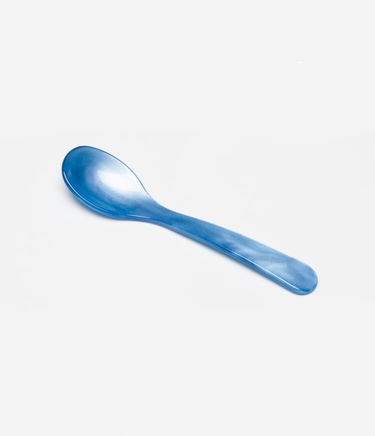Eierlöffel, Haussonne, G. F home Schöne, Löffel Kunststoff, Eierlöffel, Frühstückstisch, home söhne, Tischeinstellung, Remix von Sofie, Löffel, Eierlöffel, Besteck, Flieder, Flieder, Acrylglas, blau, blauer Löffel,