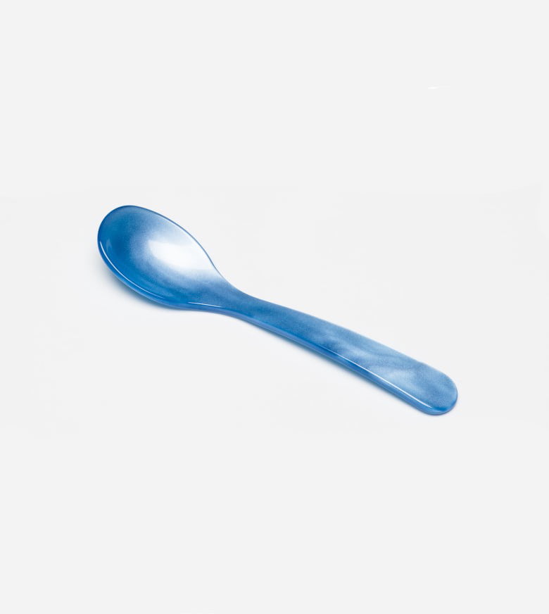 Eierlöffel, Haussonne, G. F home Schöne, Löffel Kunststoff, Eierlöffel, Frühstückstisch, home söhne, Tischeinstellung, Remix von Sofie, Löffel, Eierlöffel, Besteck, Flieder, Flieder, Acrylglas, blau, blauer Löffel,