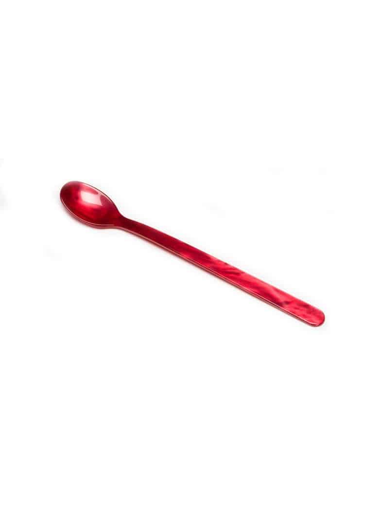 Eierlöffel, Haussonne, G. F home Schöne, Löffel Himbeerrot, Himbeeren, Löffel, Löffel, bunt, Kunststoff, Eierlöffel, Frühstückstisch, Tisch-Einstellung,