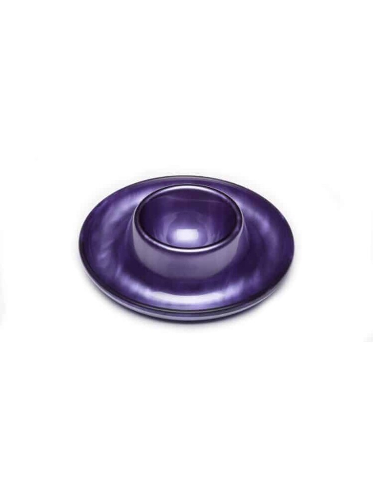 Eierbecher, Eierbecher, Retro Eierbecher lila, violett, Hausrußigkeit, G.f. Hausrußigkeit, G. F home schöne, Löffel, Langring Löffel, bunt, Kunststoff, Eierlöffel, Frühstückstisch, Tischeinstellung,