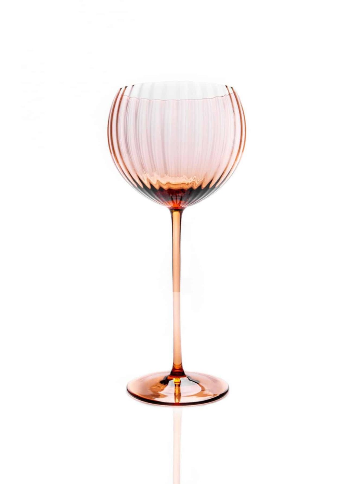 Lyon Rotwein Glas oval - bronzebraun