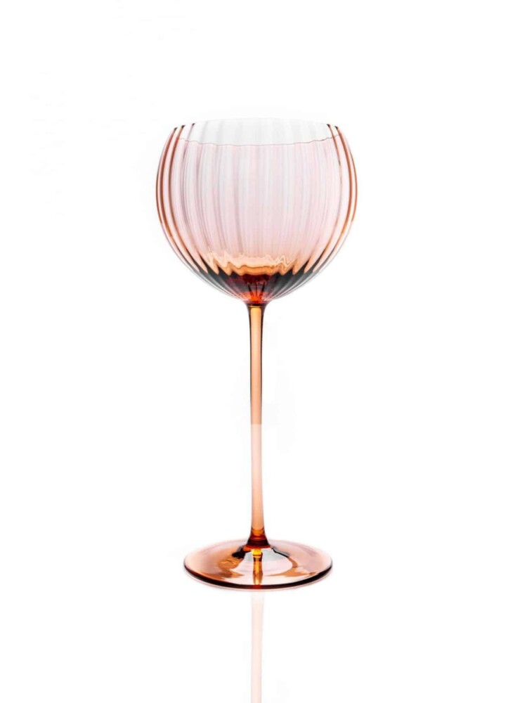 Lyon Rotwein Glas oval - bronzebraun