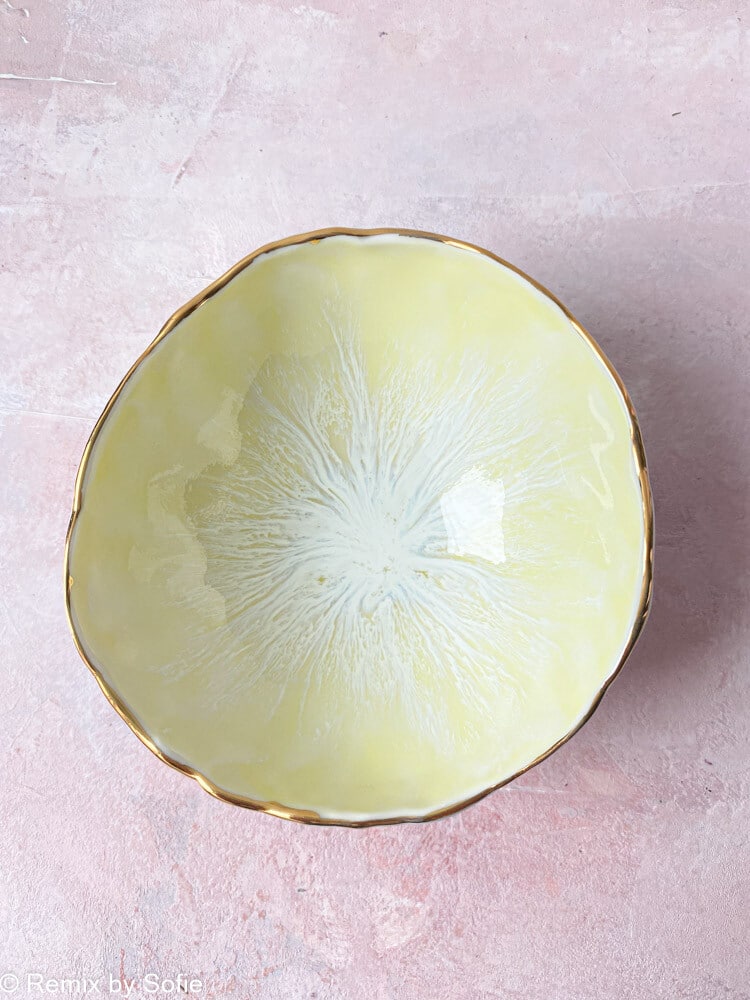 kleine Schmuckschale, kleine Schmuckschale, Porzellanschale, Schale in Pastellfarben, cremig von mirabella, Remix von Sofie,