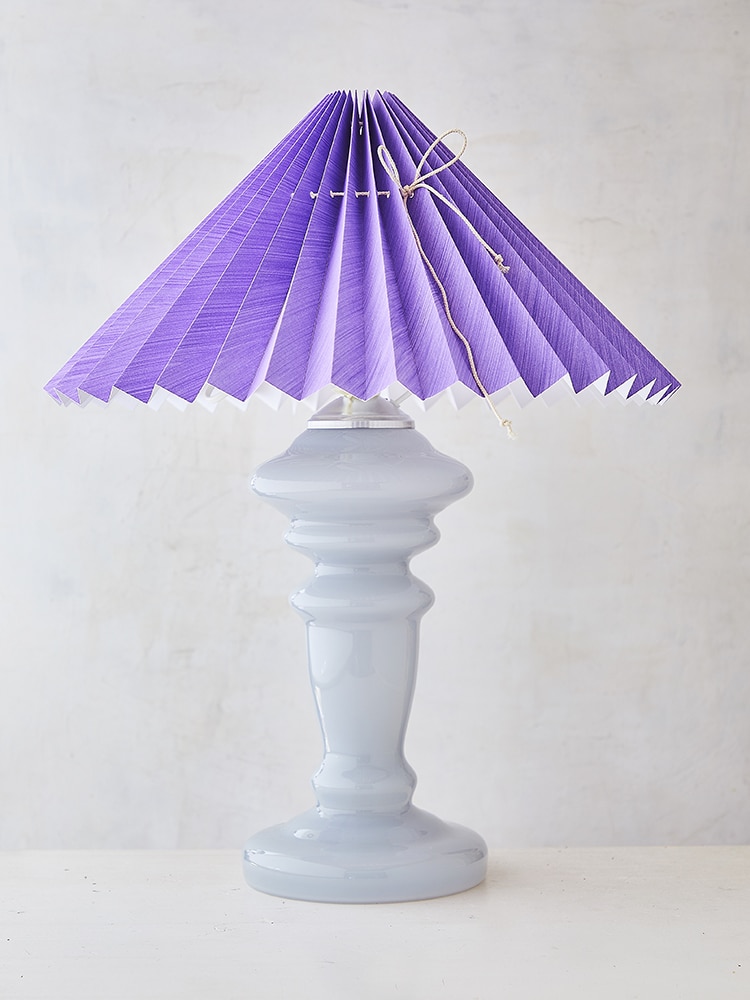 rosa Rosen Lampe, Opallampe, Tischlampe aus Opalglas, Oliven, handgefertigter Lampenschirm, gefalteter Lampenschirm, handgefertigter Lampenschirm, Dekor, mintgrüne Lampe, lila Lampenschirm