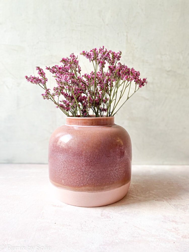 lena pedersen Keramik, Keramikvase, Keramik Blumentopf, Vase in Keramik, Vase in Porzellan, Vase in Farbstoffen, Kristallglasur, Vase in dunklem Ton, Remix von Sofie