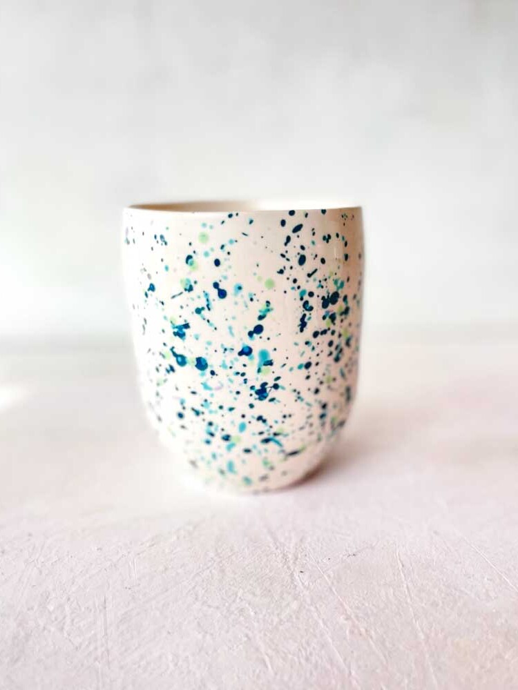 Mano Keramik, Cortado Tasse, Tasse ohne Griff, Karneval, Remix von Sofia
