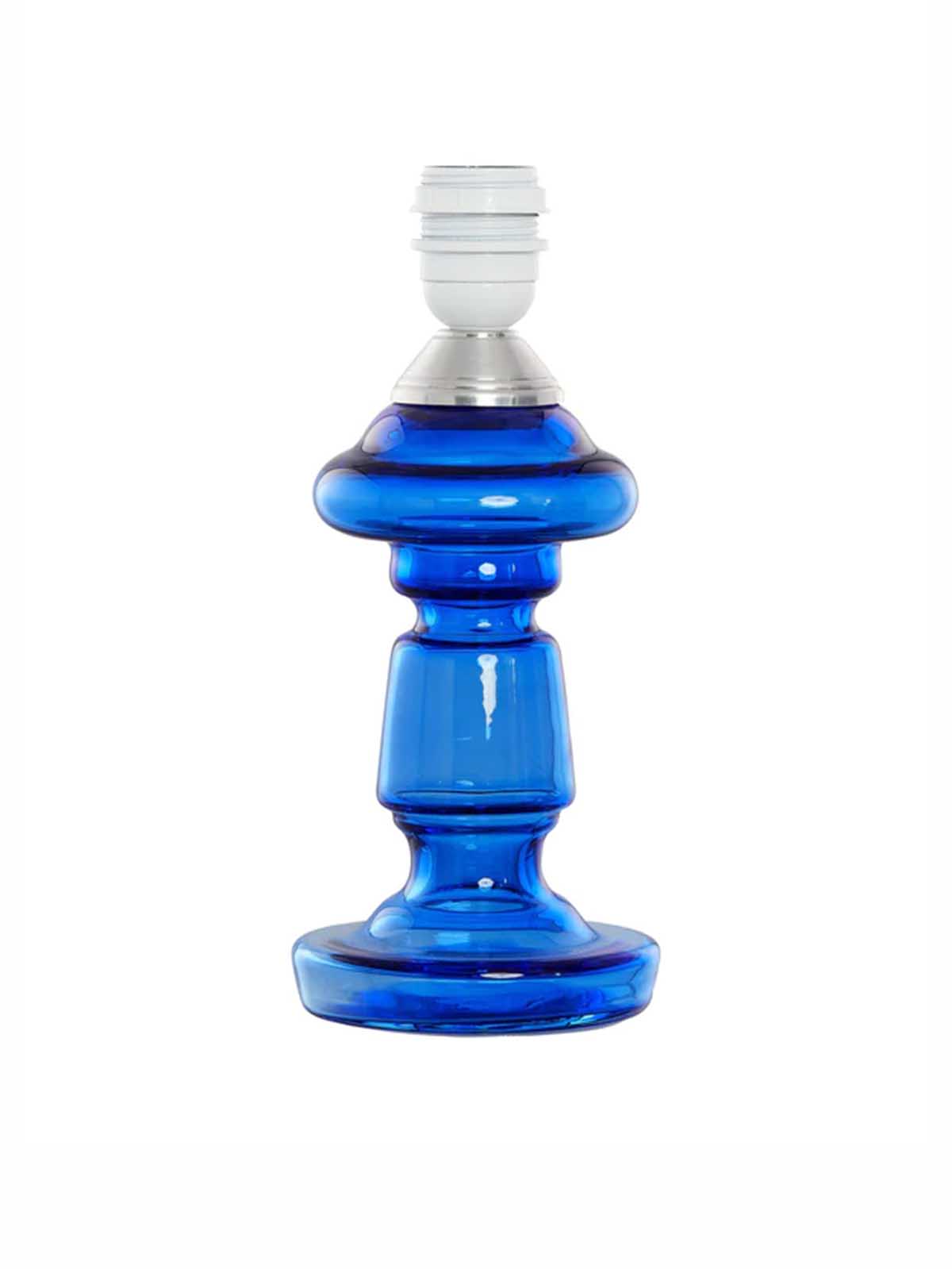 royal blue Tischlampe aus mundgeblasenem Glas aus rosa Rosenlampen