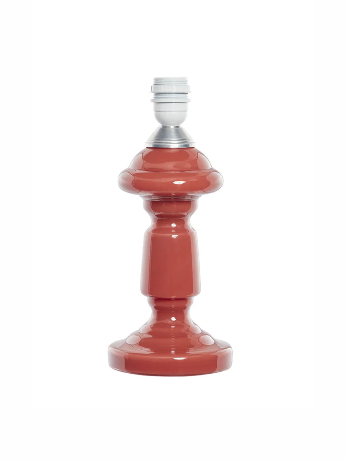 Tischlampe aus mundgeblasenem Glas petro 1 rosa Rosenlampen - rot