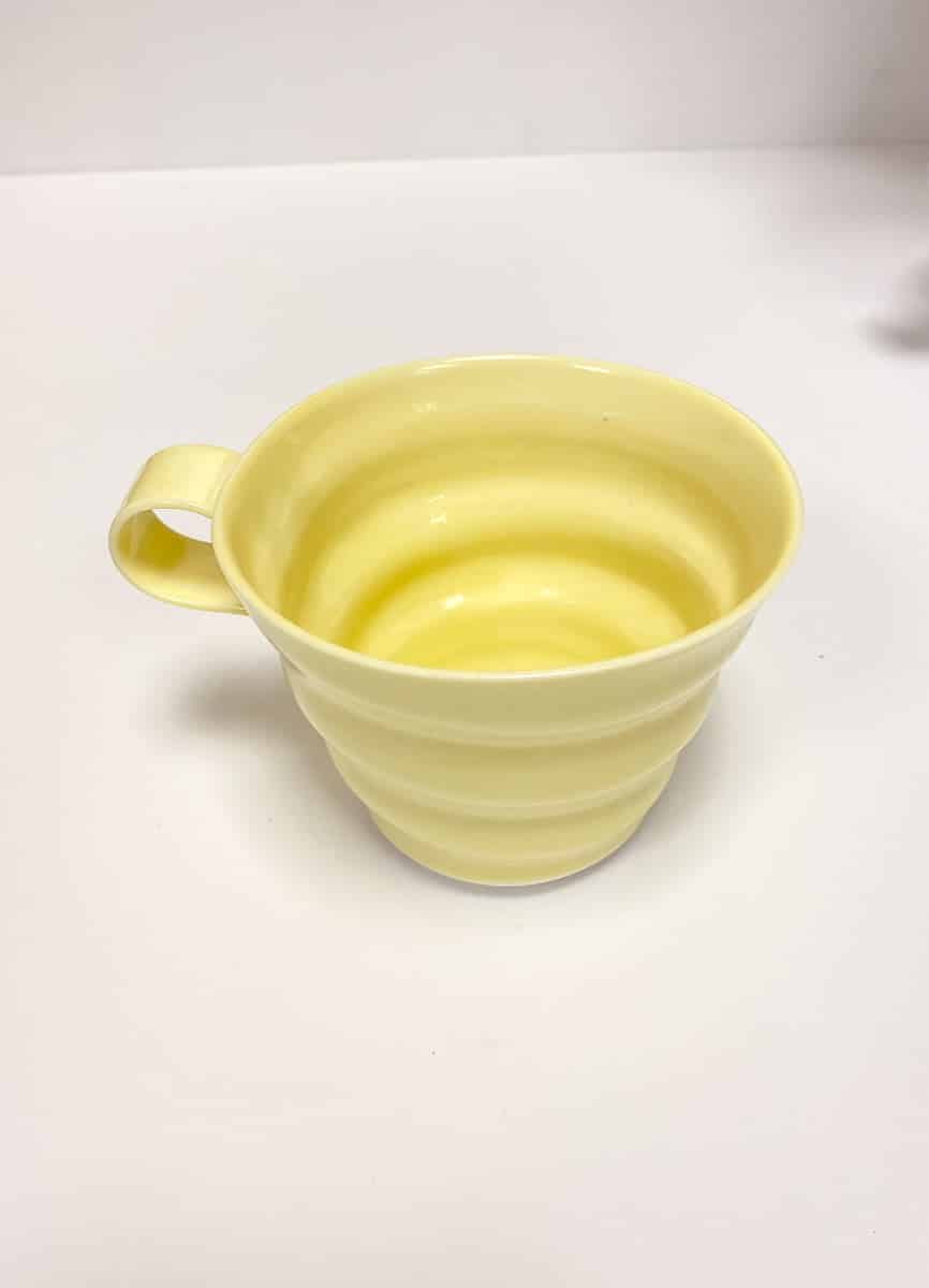 rikke maglesen Keramik, Porzellantasse, Kaffeetasse, Tasse, pastellfarbene Tasse, Kaffeetasse, Teetasse.
