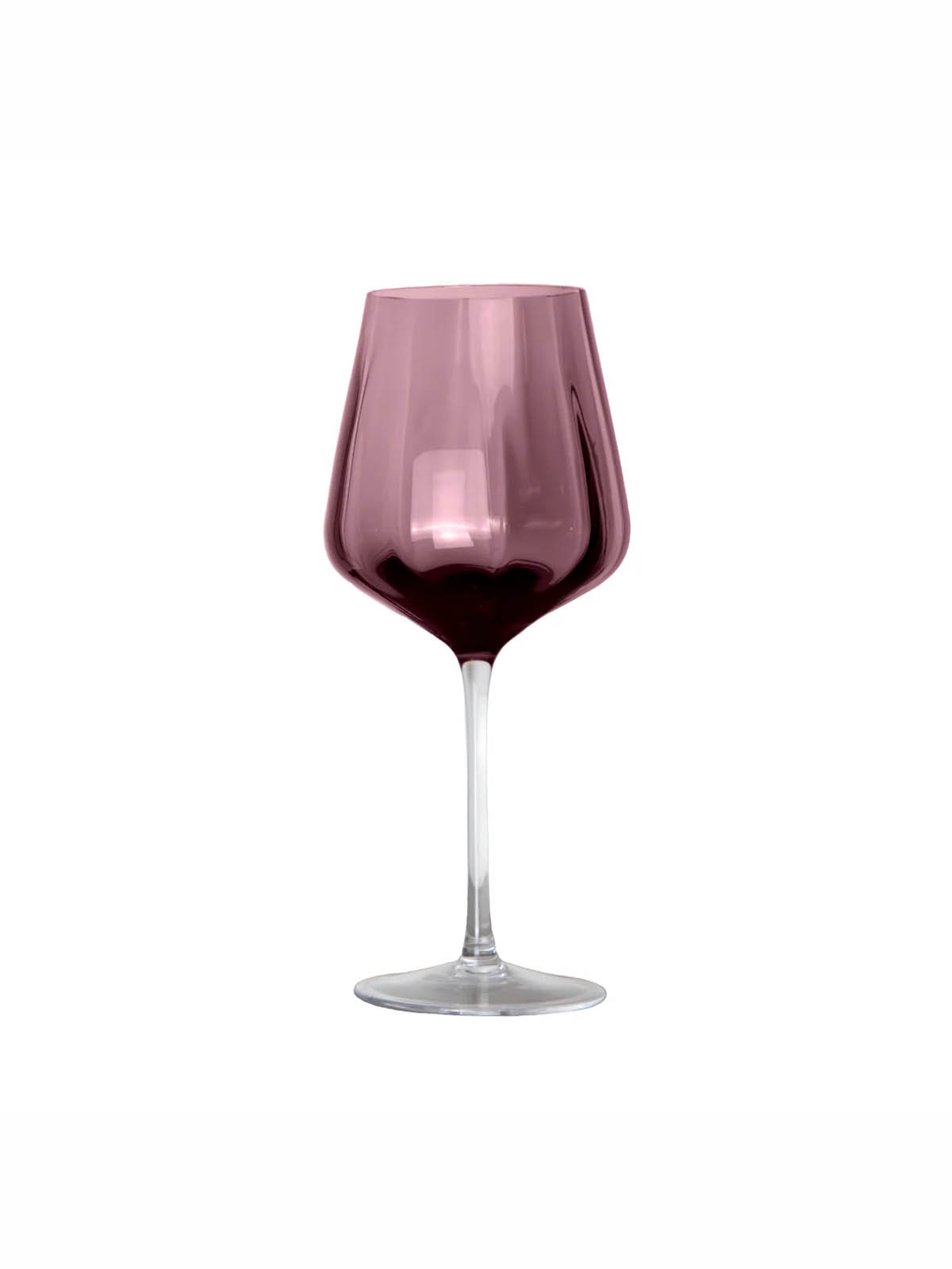 Pflaume-farbiges Weinglas, dänisches Design, Weinglas, Rotweinglas, Weißweinglas, Spektrum, Remix von Sophie, Mundgeblasenes Glas, Geschirr, Geschirr.